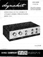 Dynaco Dynakit-PAS-2 - Service Manual